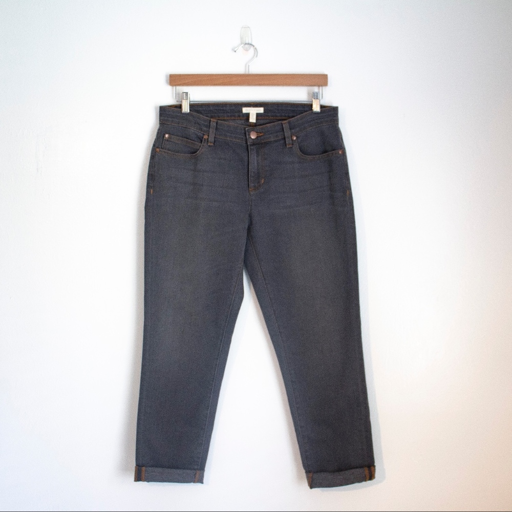 Eileen Fisher | Organic Cotton Boyfriend Jeans - Picture 2 of 8